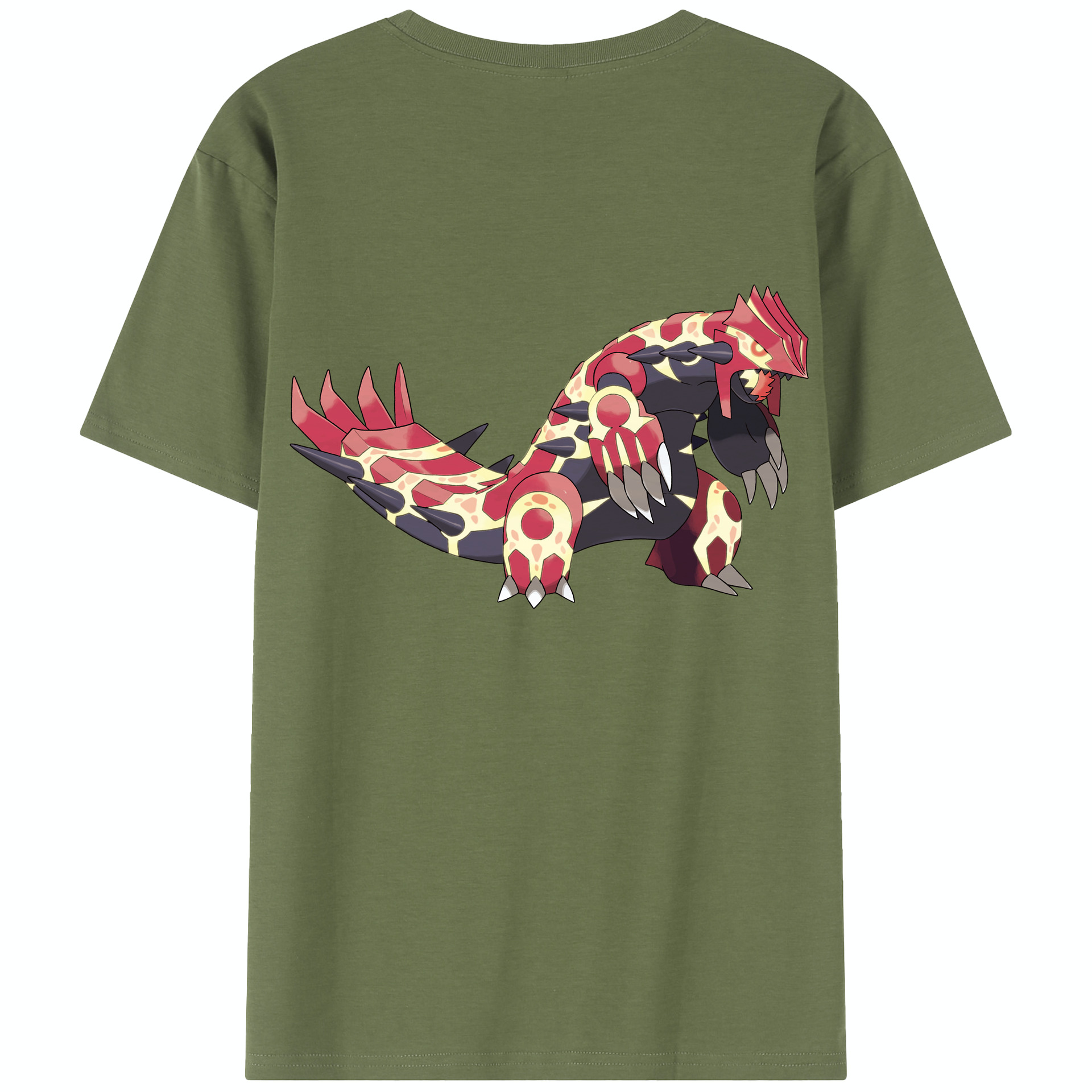 （画像用） ポケットモンスター Pokémon 綿100％半袖Tシャツ（背面プリント）